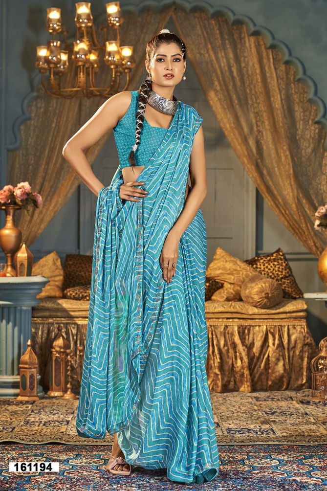 Avanti Vol 5 By Vallabhi Designer Georgette Printed Saree Wholesalers In Delhi
